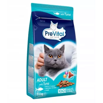 PREVITAL Adult Tuna - Trockenfutter für Katzen - 1,4kg