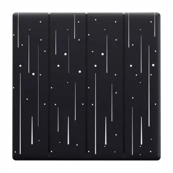 Dekorabdeckung Sonoff T5-4C-86-star für Touch-Schalter — Modell T5-4C-86-star, Wandplatte für 86×86 mm Montage