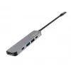 USB-C-Hub FIXED FIXHU-MN-GR 5-fach Mini für Laptops und Tablets
