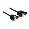 USB-Kabel DeLOCK USB 2.0 B/A 0,25 m
