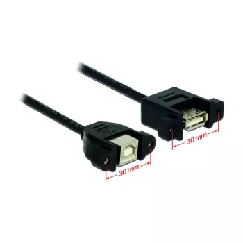 USB-Kabel DeLOCK USB 2.0 B/A 0,25 m