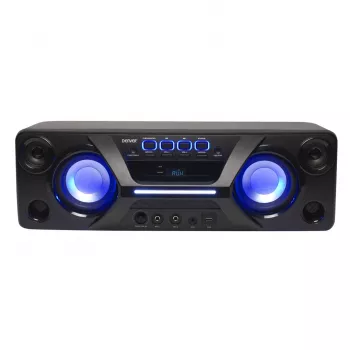 Denver BTB-410NR Stereo tragbarer Lautsprecher Schwarz