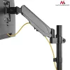 Schreibtisch-Monitorhalterung MACLEAN MC-775 für 32 Zoll (81,3 cm) Bildschirme, VESA 75x75–100x100, bis 8 kg, grau
