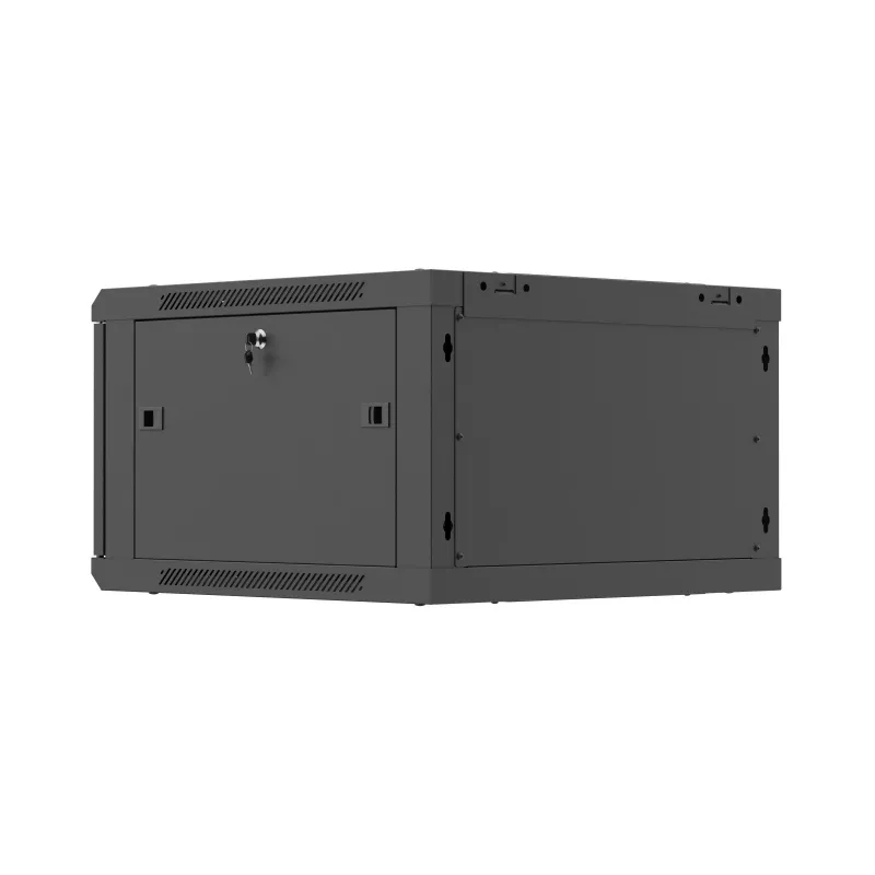 Wandmontierter 19 inch-Schrank 6U 600x600 schwarz