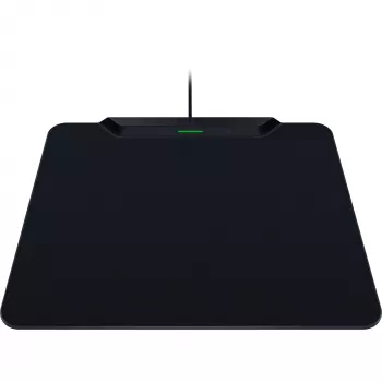 Razer | Kabelloses Gaming-Mauspad mit Lade-Puck, Hard Edition | HyperFlux V2 Wireless Charging System | Gaming-Mauspad | 360 x 311 mm | Schwarz