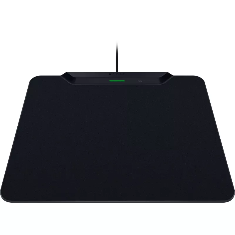Razer | Kabelloses Gaming-Mauspad mit Lade-Puck, Hard Edition | HyperFlux V2 Wireless Charging System | Gaming-Mauspad | 360 x 311 mm | Schwarz