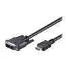Goobay | DVI-D/HDMI-Kabel, vernickelt | 50580 | DVI-D Stecker Single-Link (18+1 Pin) | HDMI Stecker (Typ A) | 2 m