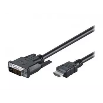 Goobay | DVI-D/HDMI-Kabel, vernickelt | 50580 | DVI-D Stecker Single-Link (18+1 Pin) | HDMI Stecker (Typ A) | 2 m