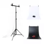 Hintergrundstativ für Fotostudio Puluz 70x200cm + Hintergründe 2 Stück DCA0976