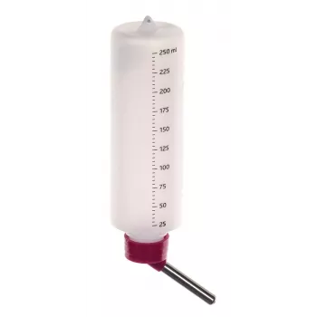 Trixie Trinkflasche aus Kunststoff 0,25 L – Trinkflasche für Meerschweinchen, Kunststoff, 201–499 g