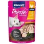 Vitakraft Poésie Délice Nassfutter für Katzen, Huhn, 85 g