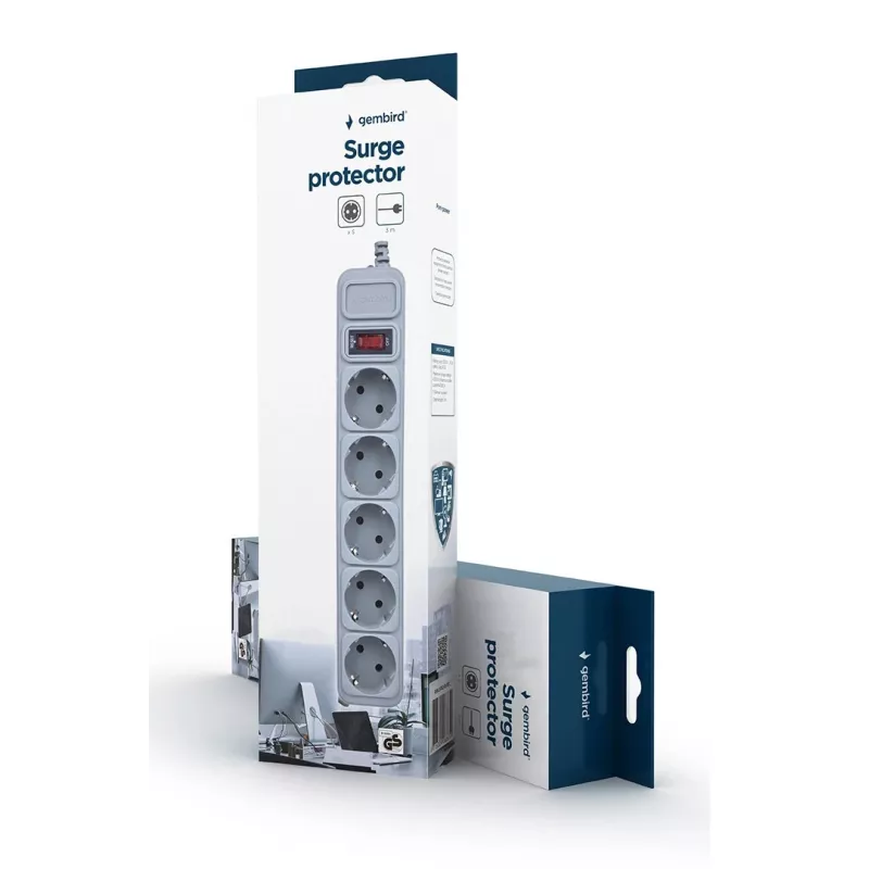 Power extension Gembird SPG3-B-10C
