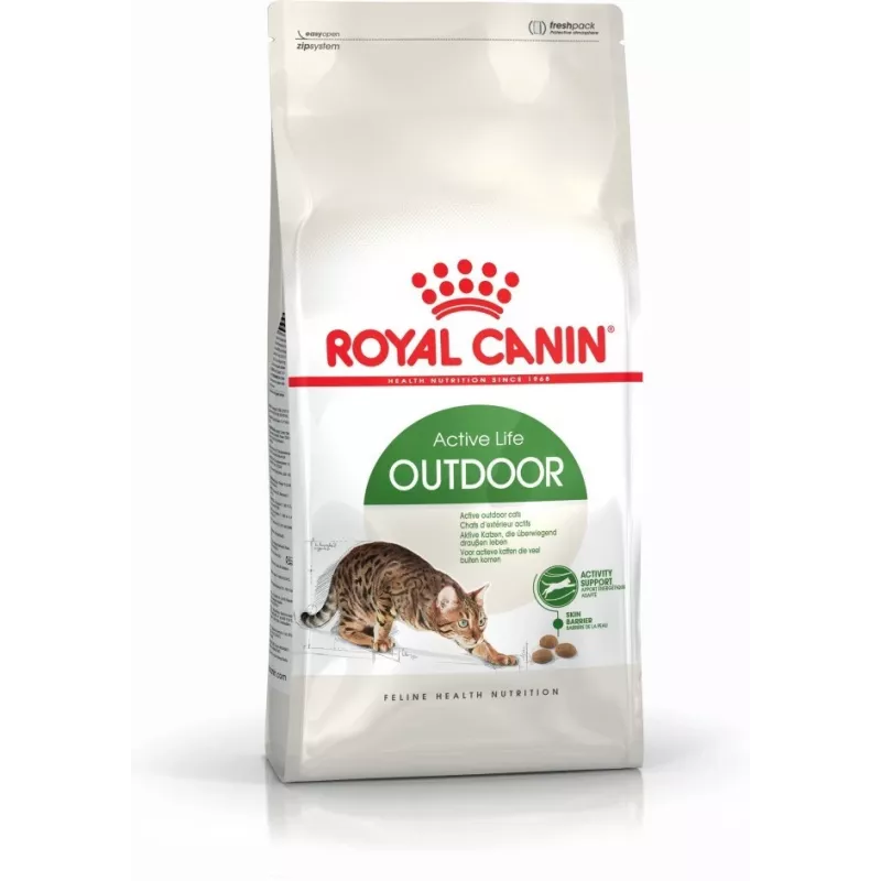 Trockenfutter für Katzen Royal Canin Active Life Outdoor 4 kg — Adult, Geflügel, 30% Protein, 20% Fett