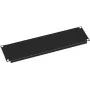 VALUE Blindabdeckung - schwarz RAL 9005 - 3U - 48,3 cm (19 Zoll)