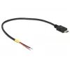 USB-Kabel DeLOCK 85541 Micro-USB B 0,2 m Schwarz