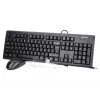 A4Tech KM-72620D - Tastatur-Maus-Set - USB - US - Schwarz