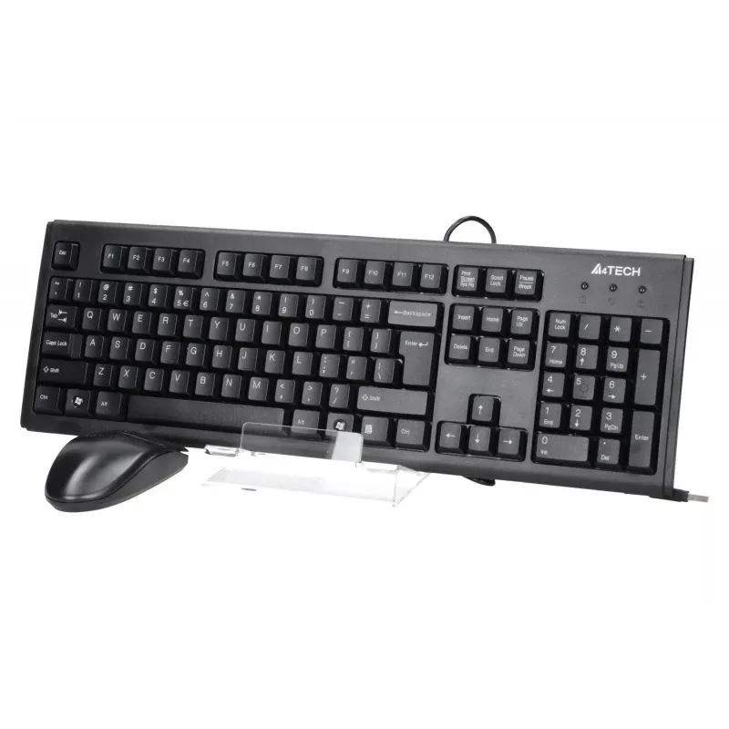 A4Tech KM-72620D - Tastatur-Maus-Set - USB - US - Schwarz