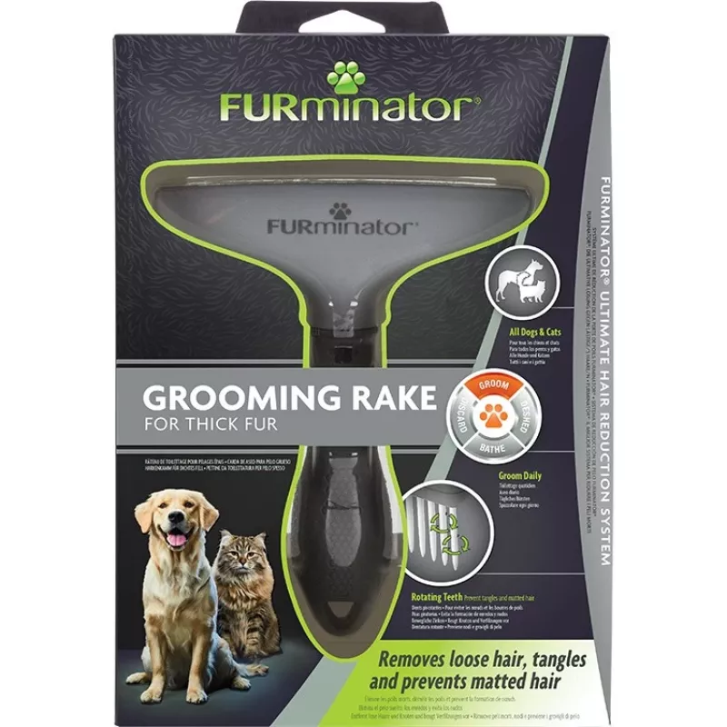 Furminator Pflegerechen für Haustiere mit dichtem Fell