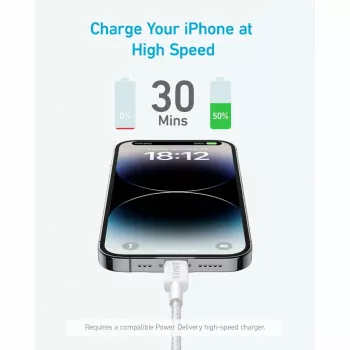 Kabel Anker 322 0,9 m Lightning auf USB-C 30 W