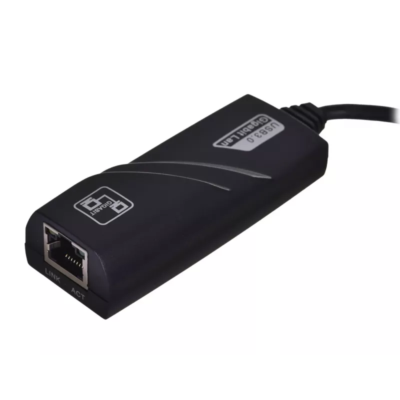 Schnittstellenkarte Akyga AK-AD-31 USB 3.2 Gen 1 auf Gigabit-Ethernet (1000 Mbit/s), RJ-45, schwarz