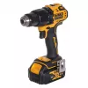 Akkubetriebenes Kombi-Set DeWalt DCK2062M2T — 18 V, Bohrschrauber DCD709 + 1/4-Zoll-Schlagschrauber DCF809, 2 × 4,0-Ah-Akkus, TSTAK-II-Koffer