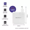 Qoltec GaN Charger FAST 108W | 5-20V | 3-4.7A | USB C | Weiß