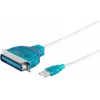 Parallel-Druckerkabel ShiverPeaks 75607 1,2 m USB-Centronics