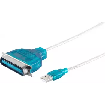 Parallel-Druckerkabel ShiverPeaks 75607 1,2 m USB-Centronics
