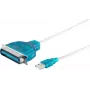 Parallel-Druckerkabel ShiverPeaks 75607 1,2 m USB-Centronics