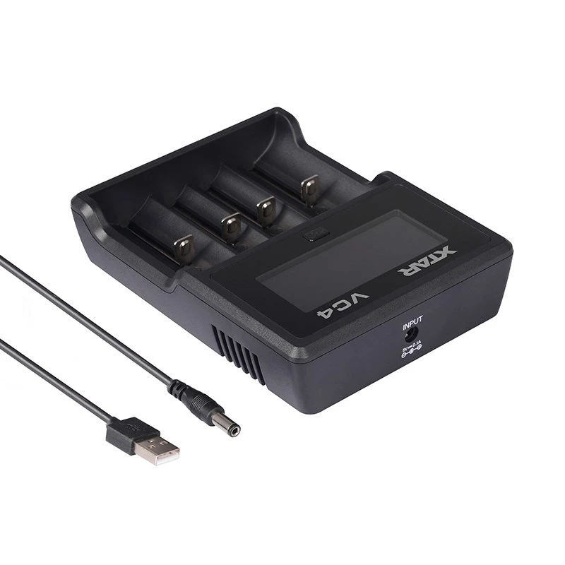 XTAR VC4 Haushaltsakku-Ladegerät USB