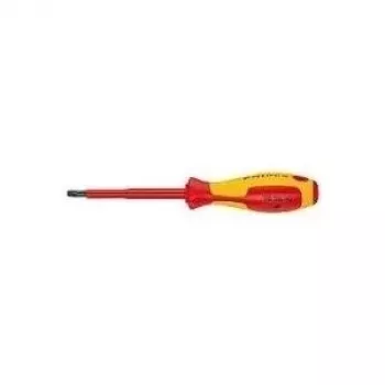 Knipex VDE Torx-Schraubendreher Größe T 25 Klingenlänge: 80 mm DIN EN 60900 (98 26 25)