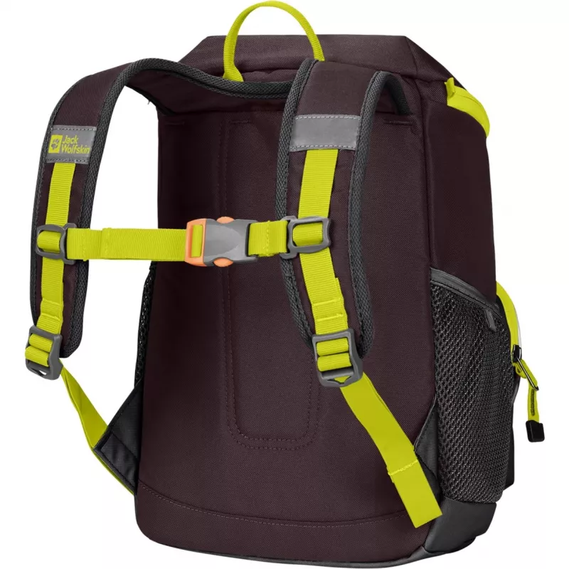 Jack Wolfskin Erlebnis Pack Rucksack – Lila/Neongelb, 11 L