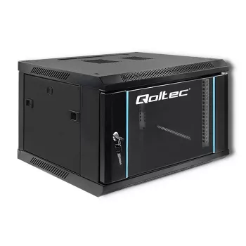Rackschrank 19-Zoll QOLTEC 54465 Stahlausführung 12U