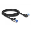 Netzwerkkabel DeLOCK RJ45 Cat.6A S/FTP 2m Schwarz