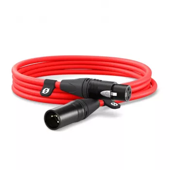 RØDE XLR3M-R Audiokabel 3 m XLR Rot