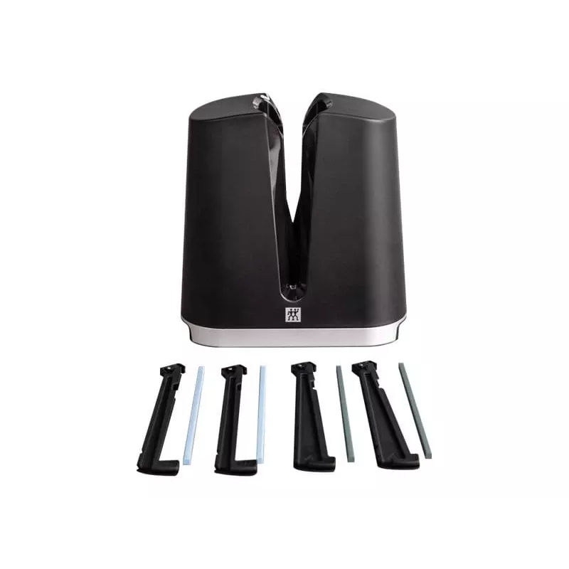 Messerschärfer ZWILLING V-Edge Pull Through, schwarz, kompaktes Durchzieh-Design