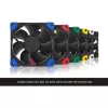 Gehäuselüfter Noctua NF-A8 PWM CH.BK.S 80 mm, 4-Pin-PWM, 450–2200 U/min, 17,7 dB