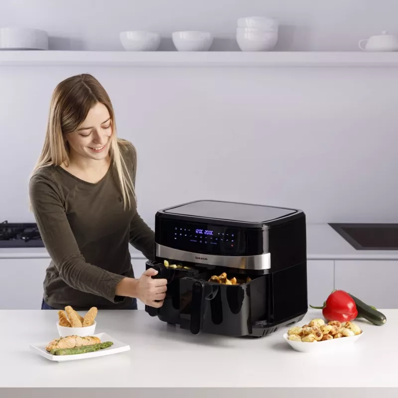 Taurus Air Fry Digital Duo Doppel 9 L 2200 W Heißluftfritteuse Schwarz