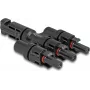 Solar Panel Connector DeLOCK DL4 1 Stecker auf 3 Buchse Schwarz
