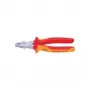 Knipex VDE Kraft-Kombinationszange 225 mm DIN ISO 5746, DIN EN 60900 02 06 225 (02 06 225)
