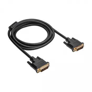 Akyga AK-AV-02 DVI-I Dual-Link-Kabel, 24+5-polig, 1,8 m, schwarz