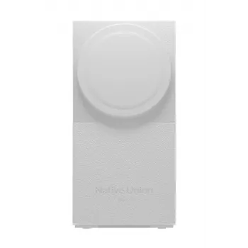 Kabelloses Ladegerät Native Union Rise 3‑In‑1 Qi2 — USB, 2 m Kabel, Hellgrau (Sandstein)