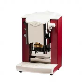 Espressomaschine FABER Faber Slot Inox ESE Pad Weinrot Weiß Inox - kompatibel mit ESE-Pads