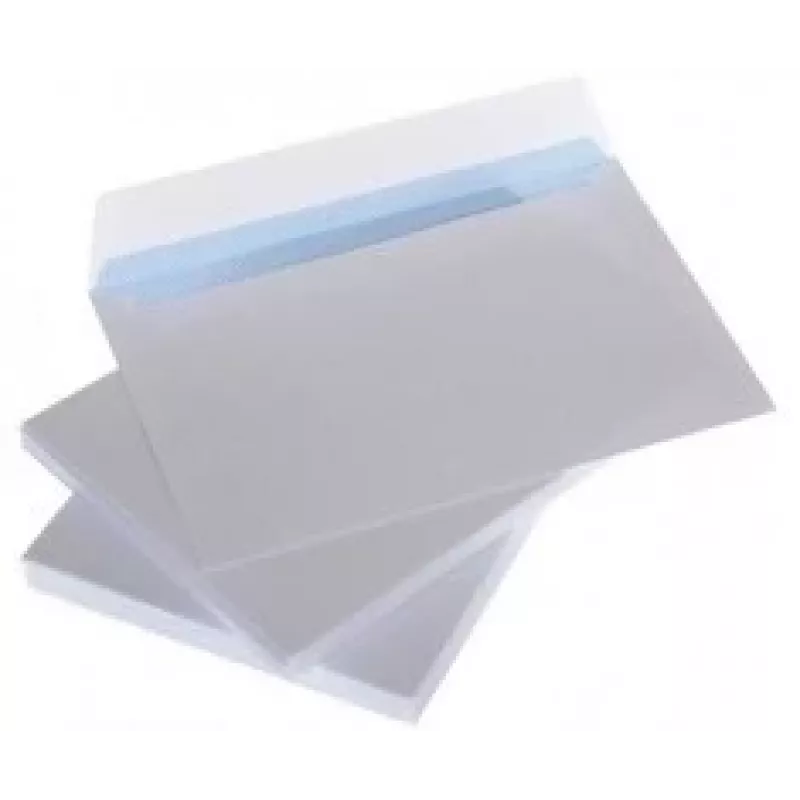 Briefumschläge mit Streifen C5 162x229 mm, weiß 80g x 50 Stück