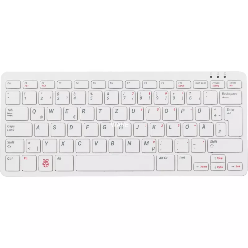 Kabelgebundene USB-Tastatur Raspberry PI Tastatur DE RB-TASTA01W — USB-Anschluss, deutsches Layout