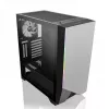 PC-Gehäuse Thermaltake H550 TG ARGB Midi-Tower Schwarz, Grau