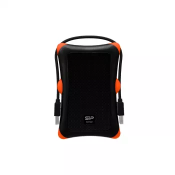 HDD/SSD-Gehäuse Silicon Power Armor A30, 2,5 Zoll Single-Bay, USB 3.2 Gen 1, Micro-USB A, orange/schwarz