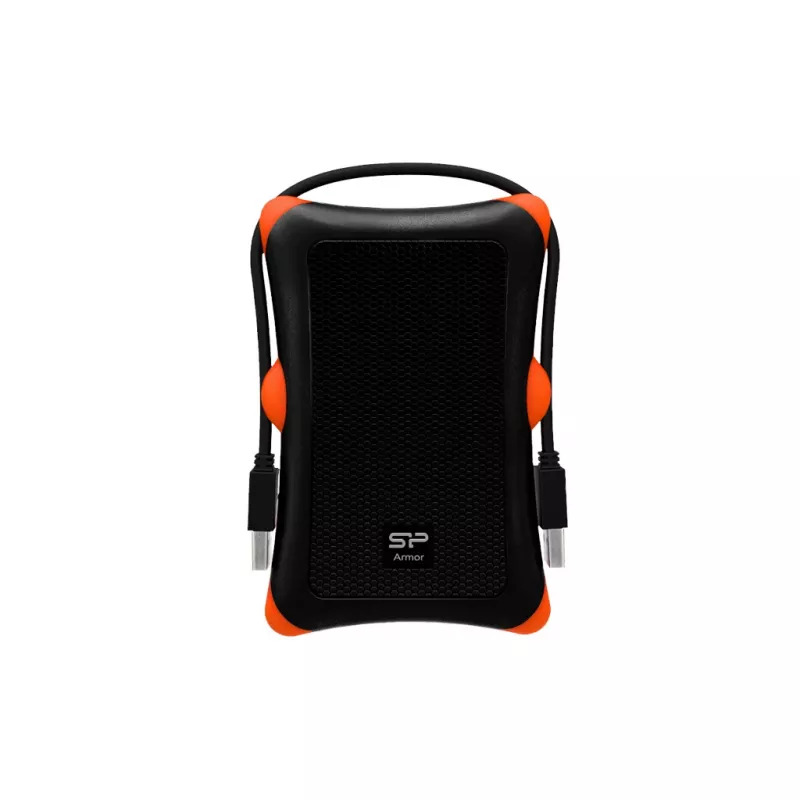 HDD/SSD-Gehäuse Silicon Power Armor A30, 2,5 Zoll Single-Bay, USB 3.2 Gen 1, Micro-USB A, orange/schwarz