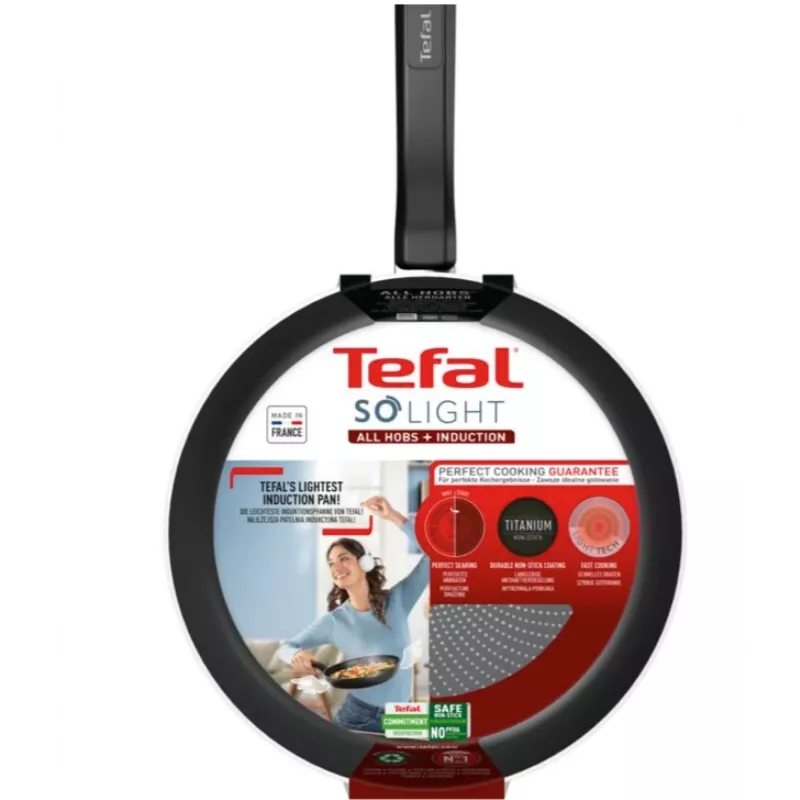 Tefal So'Light H0560442 Bratpfanne Allzweckpfanne rund