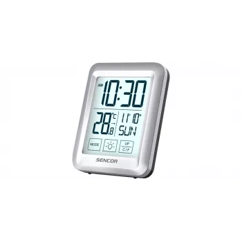 SENCOR Thermometer mit Uhr SWS 1918